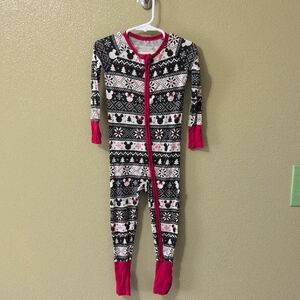 Little Sleepies Mickey Faire Isle Zippy